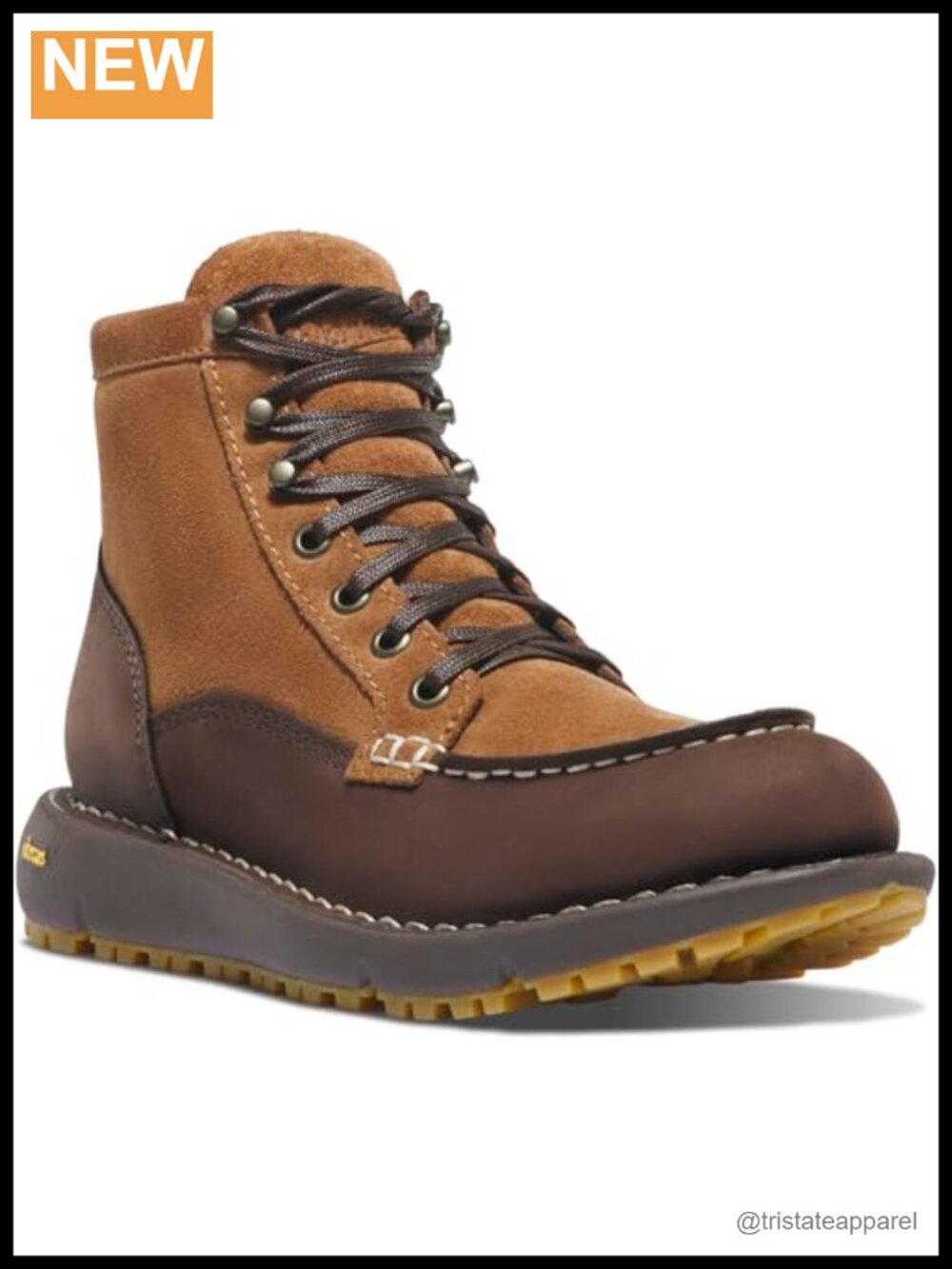 Danner Logger 917 Waterproof Moc Toe Work Boots, Nubuck Leather, Gore-Tex,
